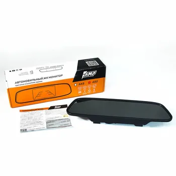 

AMP A50 5" Digital Color TFT LCD Car Parking Mirror Monitor 2 Video Input For Rear view Camera Parking Assistance System