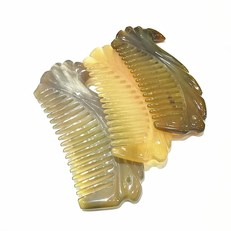 Pente de Cabelo Marca Artesanal Puro Natural Boi Chifre Bolso Pente mc 100% 8 chifre pente de cabelo bolso pente