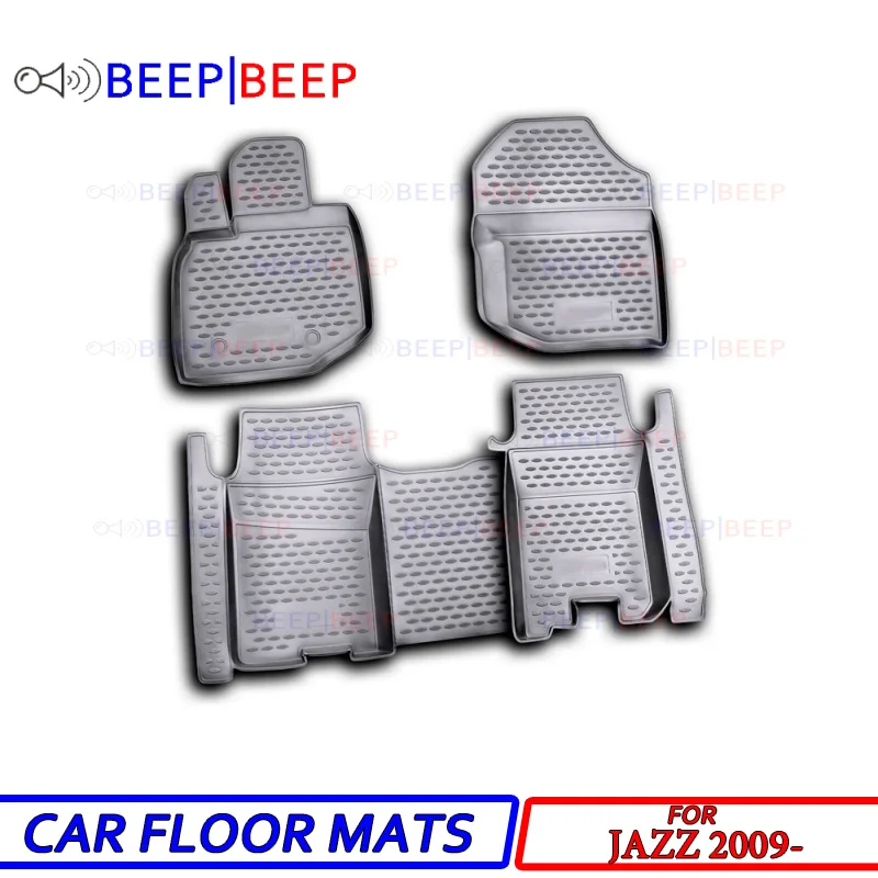 

For Honda Jazz 2009- car floot mats carpets auto floor dustproof skidproof car styling interior decoration protection