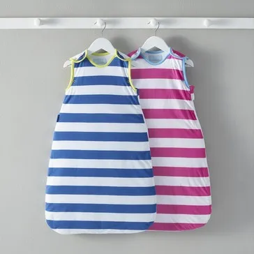 The Gro Company Deckchair Stripe baby sleeping bag pure cotton 1.0 Tog Grobag 0-6 /6-18 /18-36 months