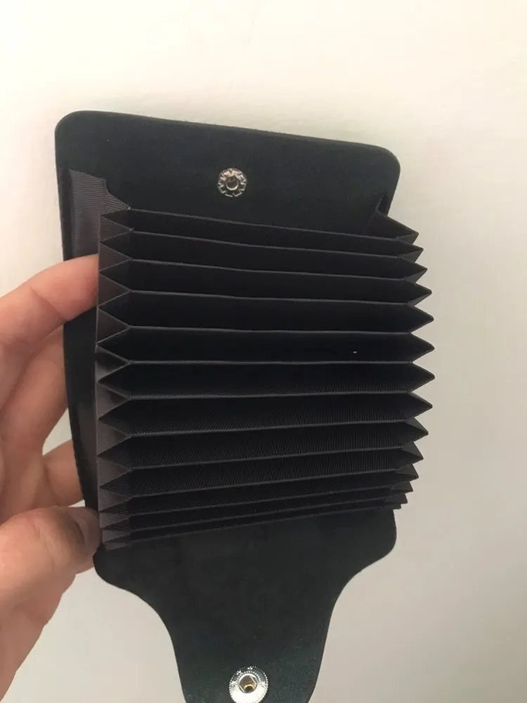 2019 Hot Men Wallets Genuine Leather 15 Card Holder Wallet Male Clutch Pillow Designer Small Wallet Men's Purse Unisex Handy Bag photo review