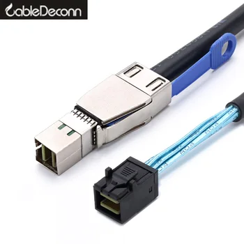 

sas sata cable External Mini SAS HD-8644 to SFF-8643 Data Cable High Density 1M 2M