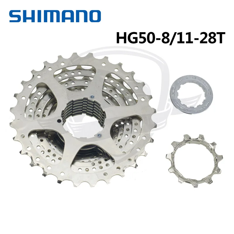 Shimano CS-HG50-8 MTB горный велосипед/дорожный велосипед 8 Скорость коробокой колеса 8 Скорость маховик 11-28/32 T кассета Запчасти для велосипедов