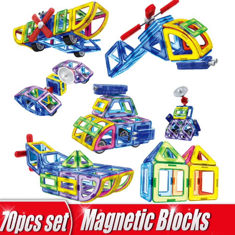 70pcs Set 3D Designer Construction Set Building