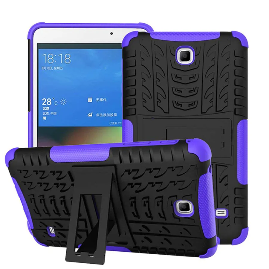 Shockproof Case For Samsung Galaxy Tab 4 7.0 inch SM-T230 T231 Removable Armor Hard Cover Kickstand Stand Tablet Case +Pen+Film (9)