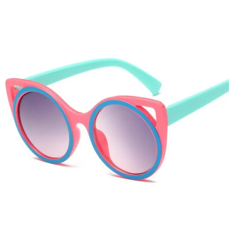 

2019 Vintage Cat Eyes Child Sunglasses Girls Fashion Cute Baby Sunglasses Children Sun Glasses Boys Oculos De Sol UV400 Z254