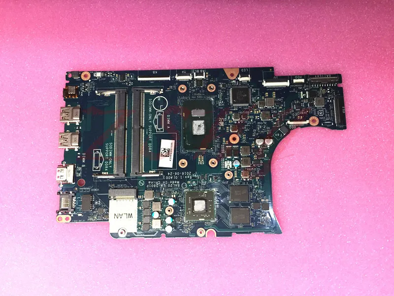  For DELL 5567 5767 Laptop Motherboard CN-0Y8N7H 0Y8N7H Y8N7H With SR2ZU i5 BAL20 LA-D801P DDR4 100%
