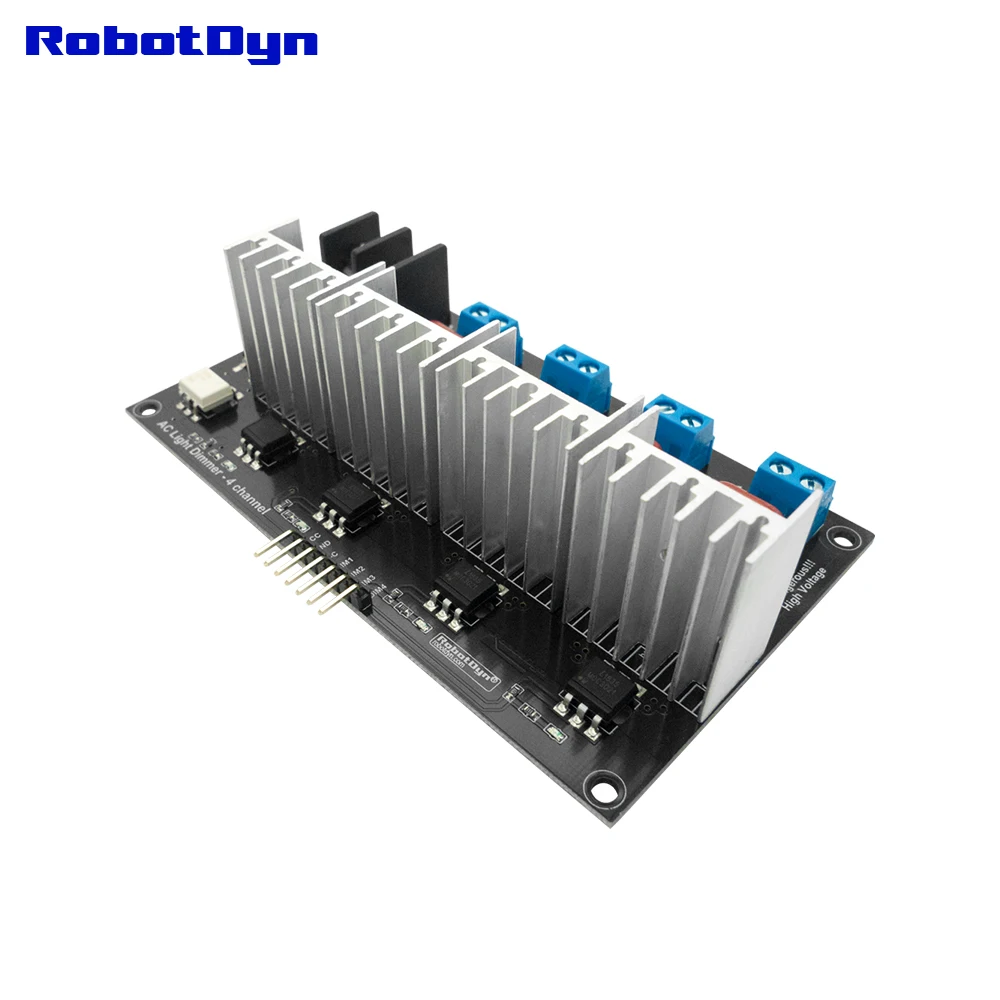 AC Light Dimmer Module, 4 Channel, 3.3V/5V logic, AC 50/60hz, 220V/110V