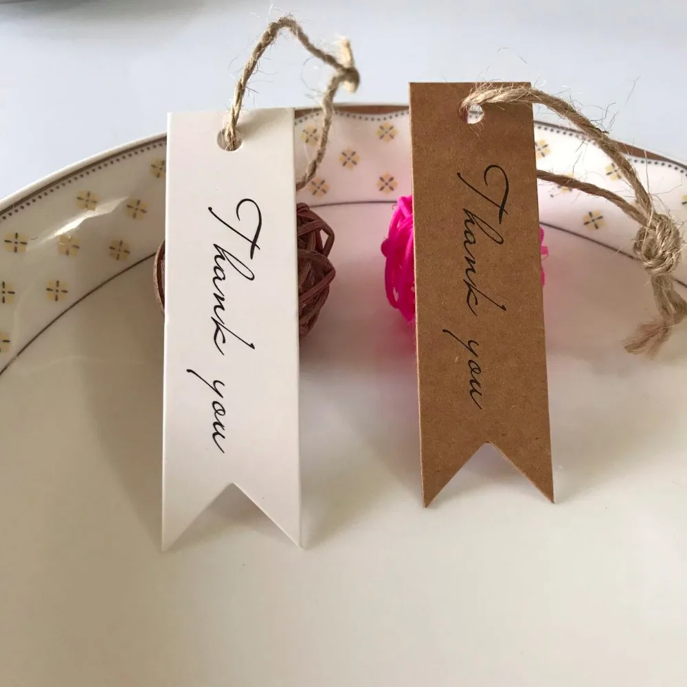 DIY Handmade Scrapbooking Paper Kraft Blank Hang Gift Tags Crafts Wedding Postcards Tag Label Card Thank you Packing | Дом и сад