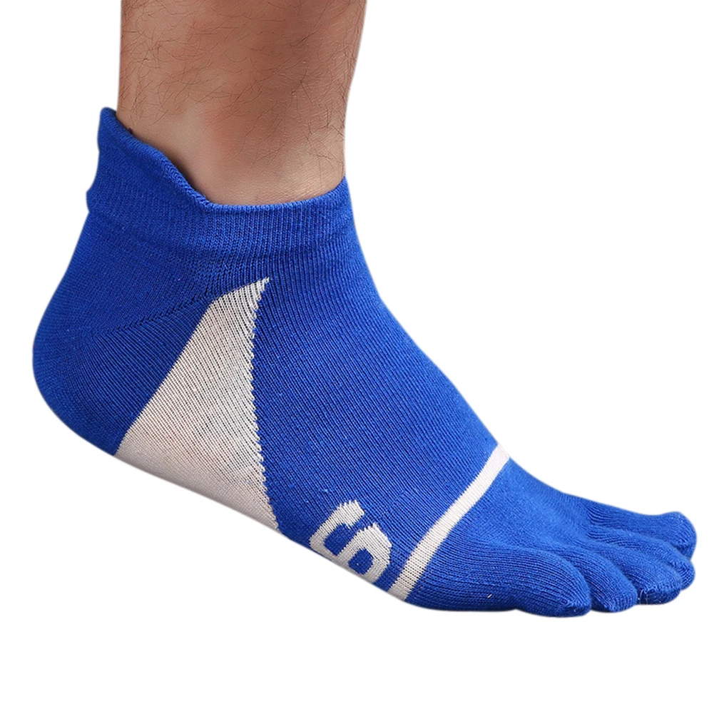 Men's Casual Five Fingers Toes Comfortable Soft Cotton Boat Socks|boat ...