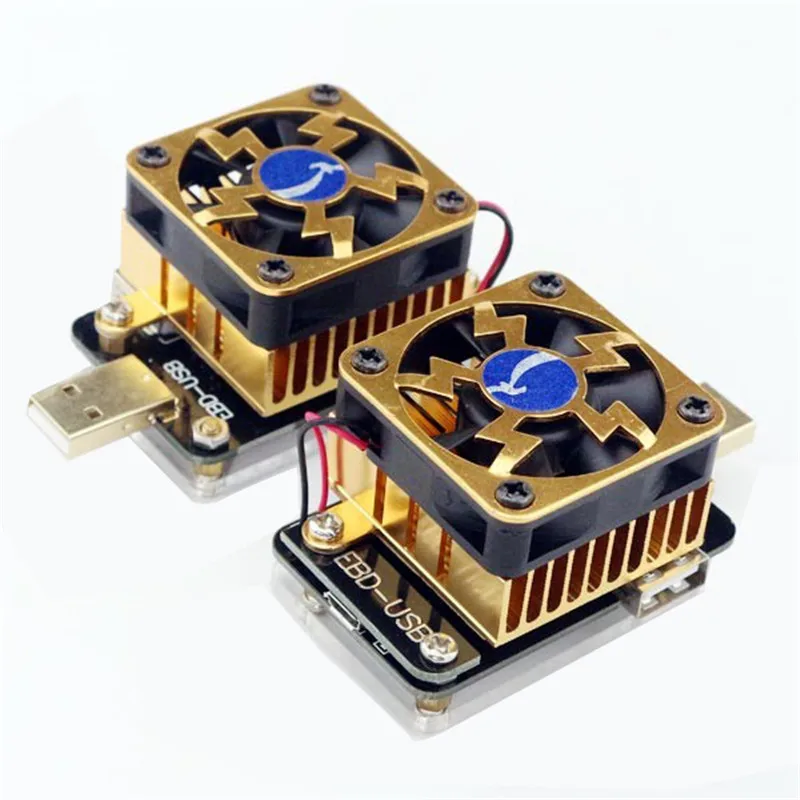 Goede USB tester DC ontlading belastingsweerstand QC2.0 3.0 MTK PE Trigger Spanning Stroom Monitor Batterij Capaciteit Huidige Capaciteit Tester