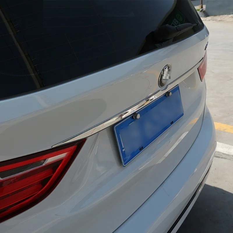 

Rear Door Trunk exterior durable auto modified accessories bright sequins sticker strip protecter car styling FOR BMW 2 series