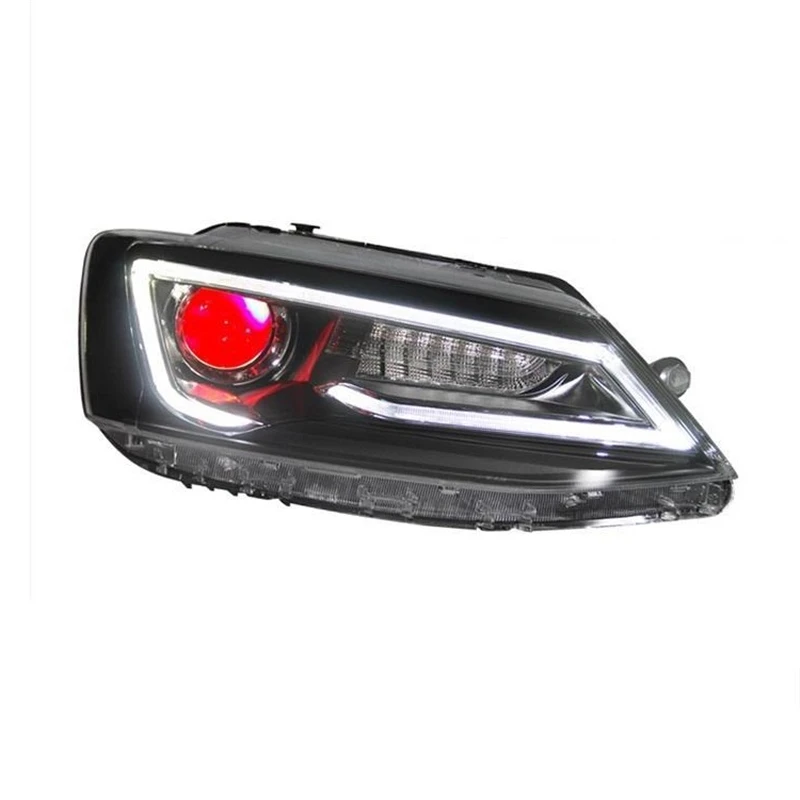 

Headlights Running Assembly Drl Luces Side Turn Signal Neblineros Para Auto Styling Car Led Lights For Volkswagen Sagitar