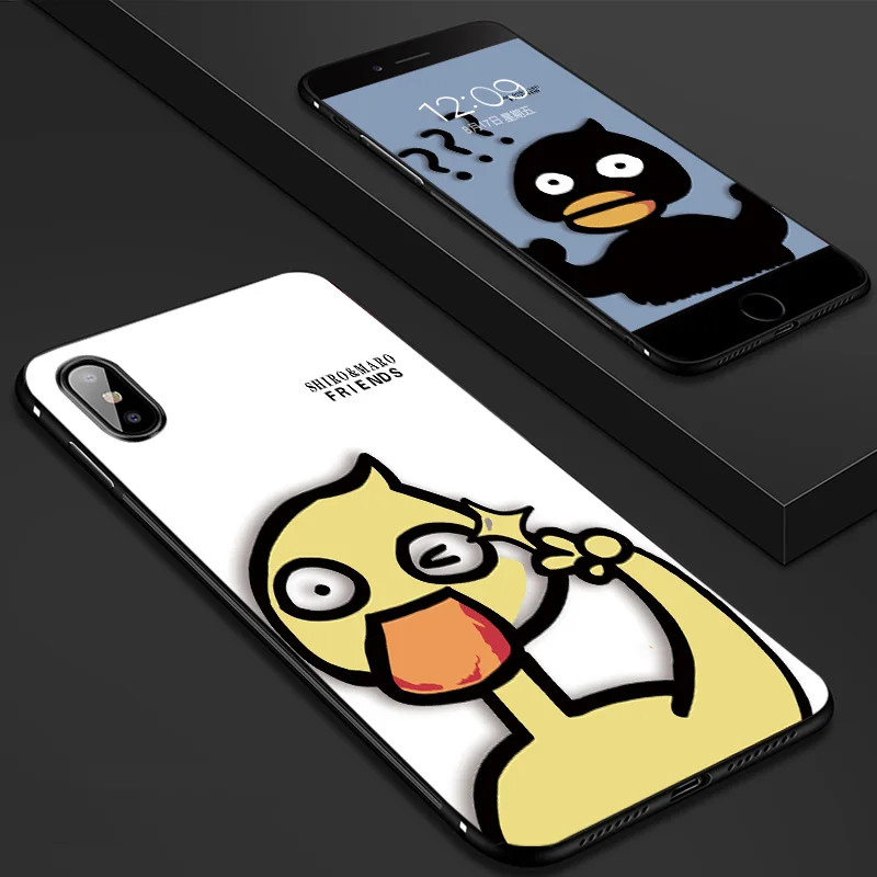 Мягкий чехол IIOZO для iPhone 8 7 6 6S Plus XR X XS MAX с мультяшным рисунком | Мобильные телефоны