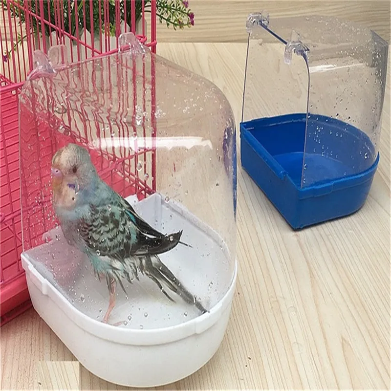 

ZHPZPET Hot sale Bird Toys Parrot Bathtub Best for Small Bird and Small Parrot Bath Cleaning Supplies