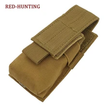 Страйкбол охота Одиночная маленькая Пистолетная обойма сумка Мультикам Тактический Молл патмо сумка нейлоновый инструмент