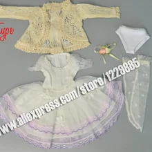 HeHeBJD/комплекты одежды; платье для девочек; коллекция 1/4 года; платье куклы; красивая одежда
