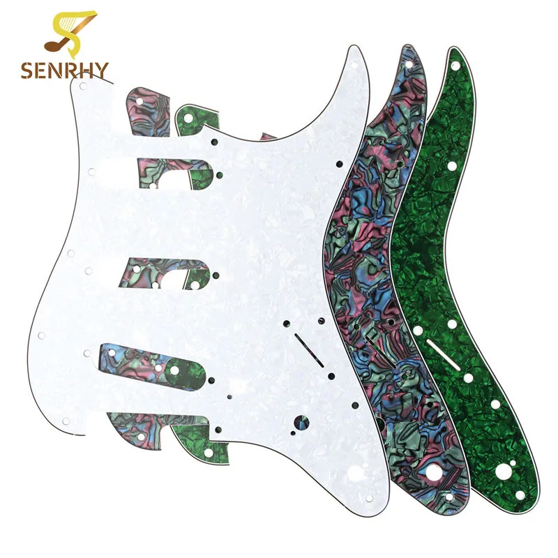 

SENRHY 3ply Guitar Pickguard Direct Fit For USA/Mex -Stratocaster Strat Guitar Pickguard Parts & Accessories High Quality