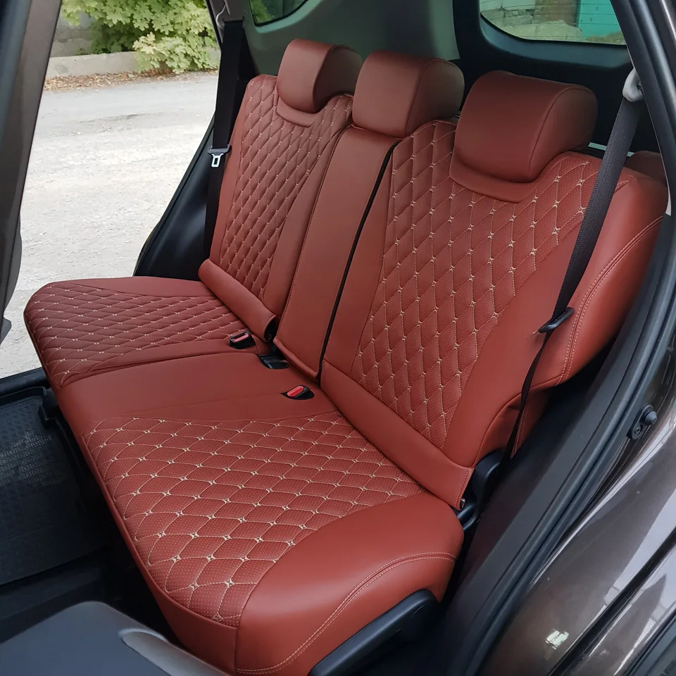Для Toyota RAV4 XA40 2013 2019 Модельные авточехлы из экокожи (Модель Байрон)|Чехлы на