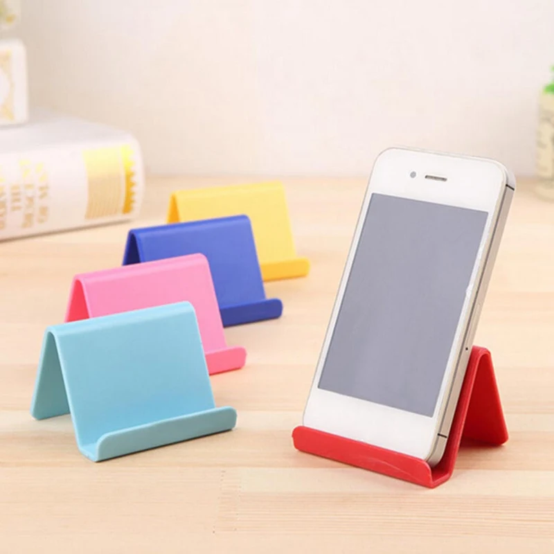 

Korean Style Mobile Phone Holder Creative Cute Candy Mini Portable Phones Fixed Holder Simple Debris Storage Rack Home Supplies