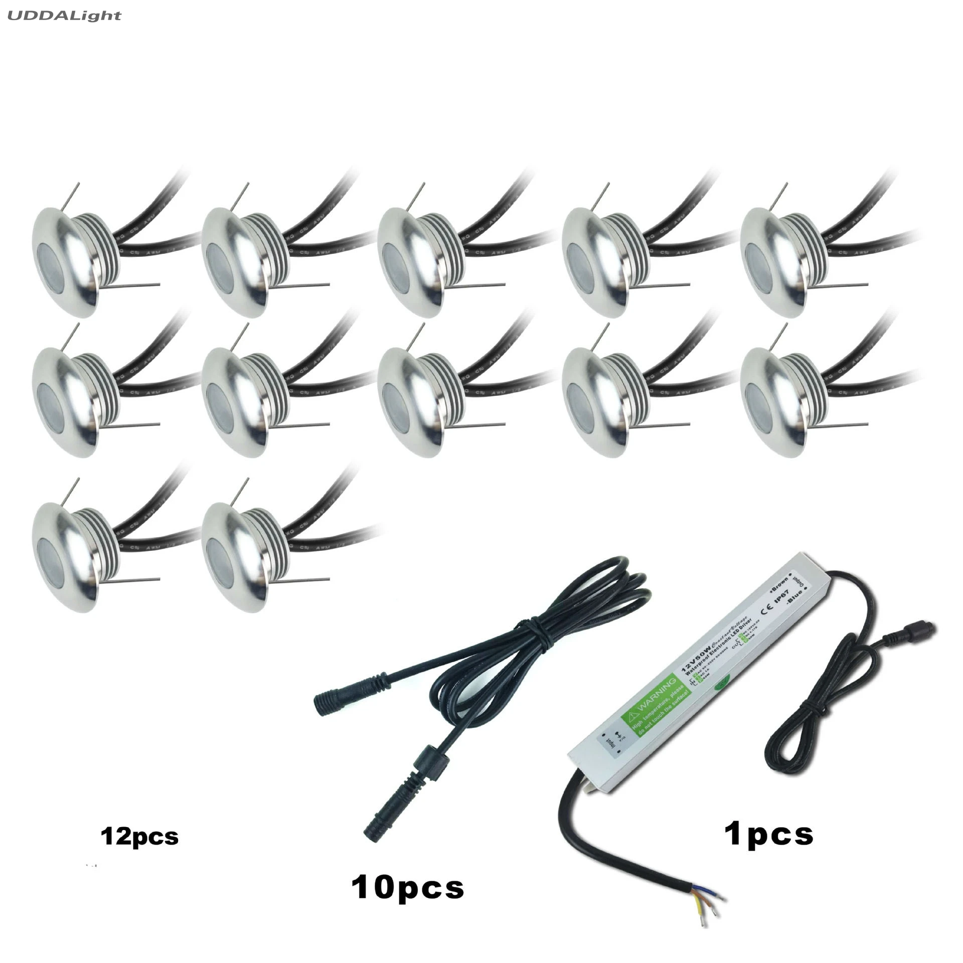 

DC12V quality items 6063 aluminum deck light 1W led outdoor ground 12pcs/lot 5% off