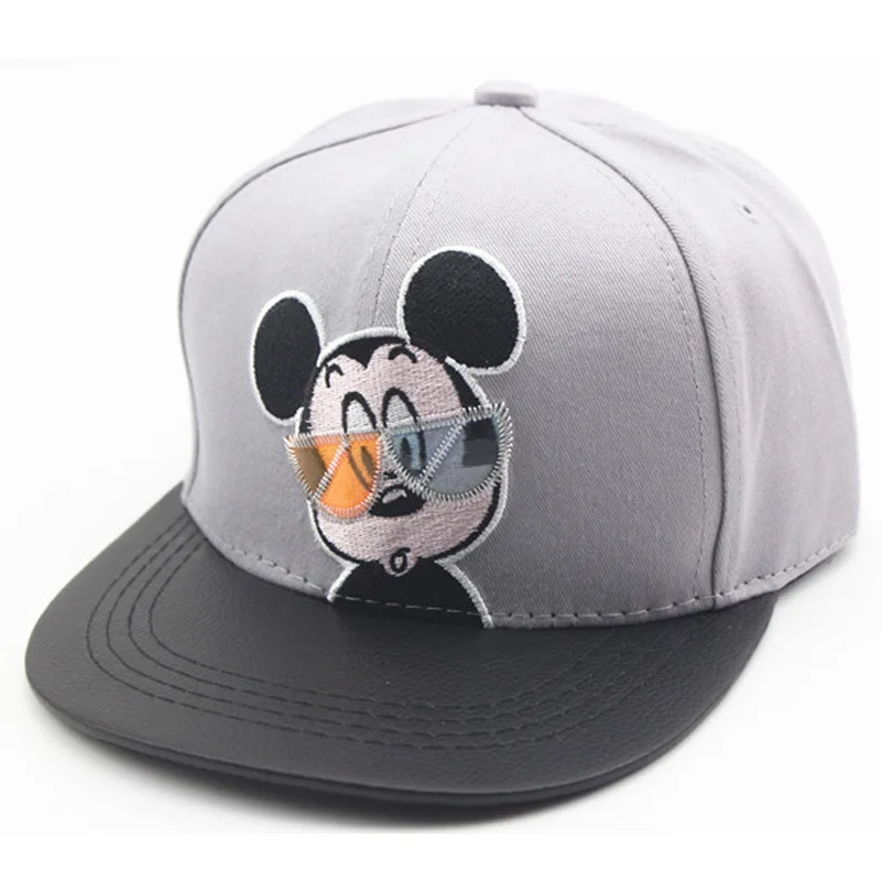 Cartoon Print Children Hat Cute Little Mouse Baseball Caps For Kids Boys Girls Handsome Str-Dance Hip Hop Cap Comfortable Caps