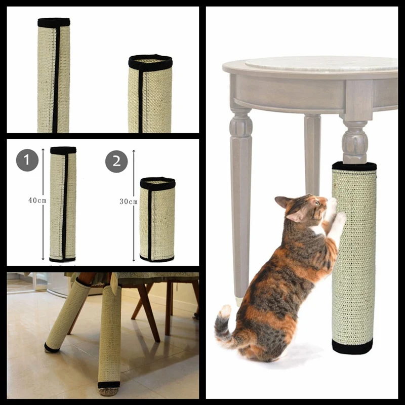 Sisal Cat Scratching Post Toy For Cats Catnip Tower Climbing Tree Cat