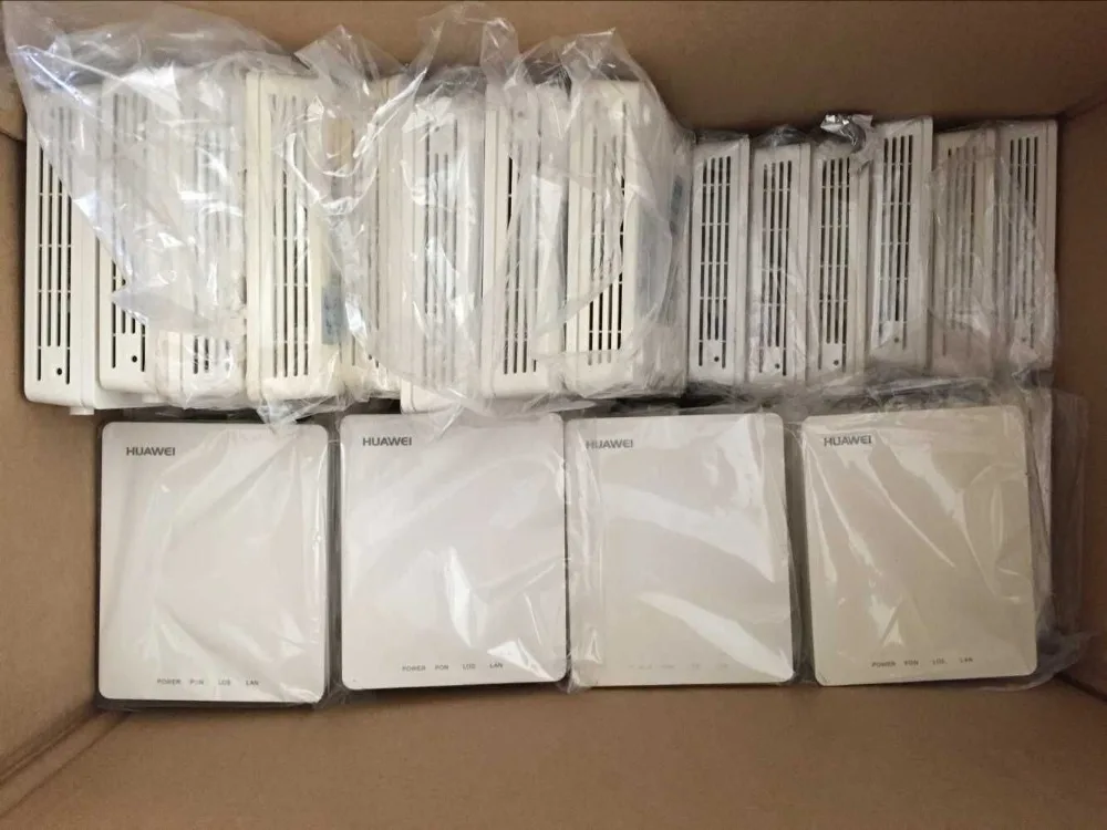 

20pcs onu gpon epon hua wei ont FTTH onu modem Secondhand hg8310m hg8010H 1GE GPON EPON ONU ONT with English Version