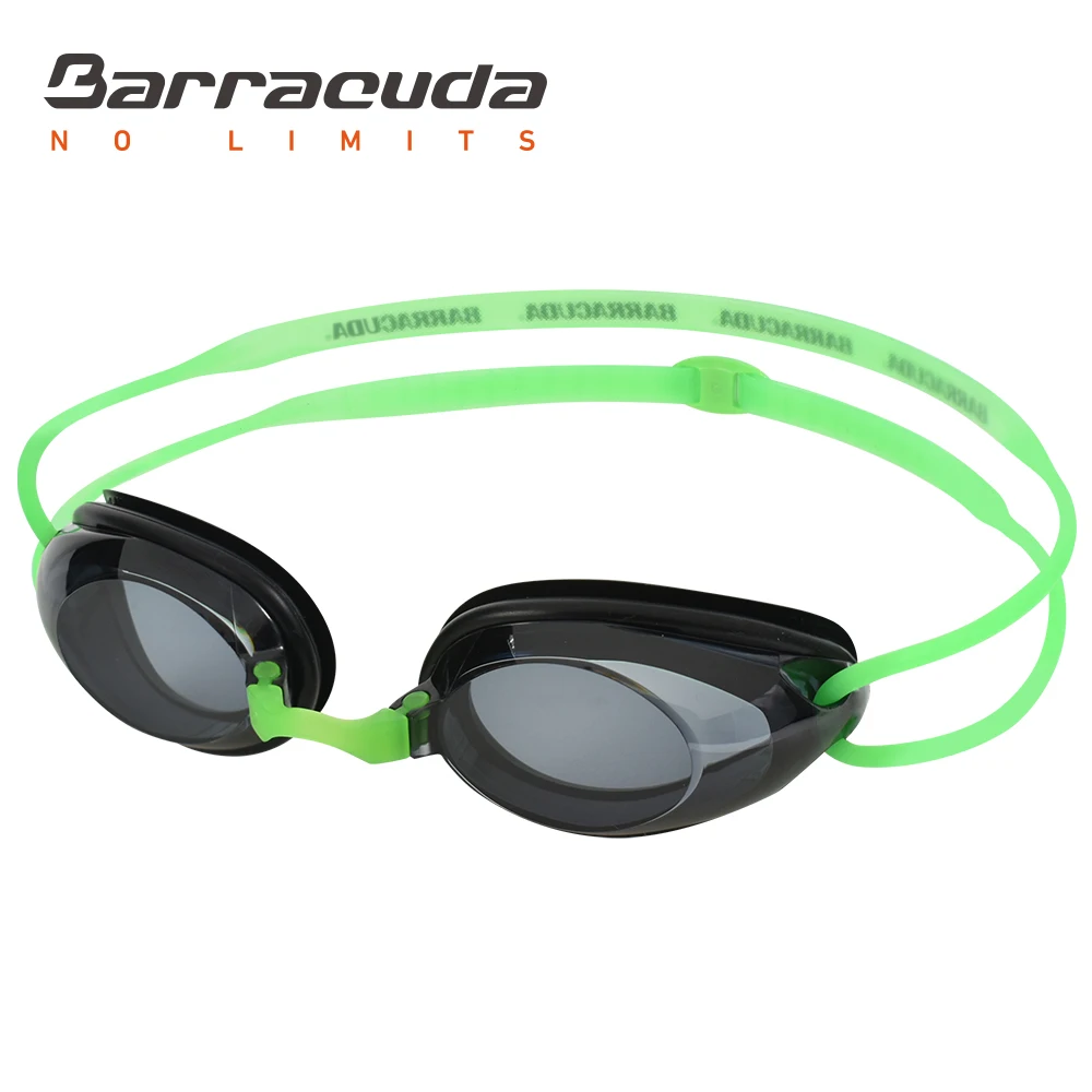 

Barracuda Dr.B Optical Swimming Goggles Hydrodynamic Profile Frame Silicone Seals Anti-fog UV Protection for Adults GREEN #2195