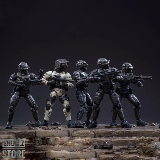 

[Show.Z Store] JoyToy Source Acid Rain 1/25 Obsidian Team Set of 5 Figures Action Figure