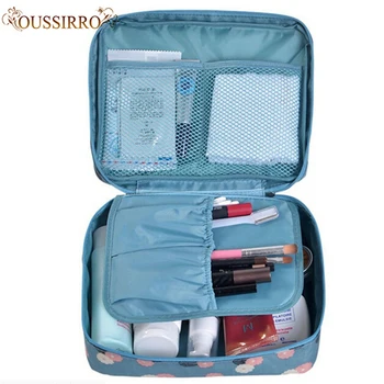 

fashion women Travel Nylon beauty makeup bags bathroom organizer of portable bath hook washing up bag water-proof cosmetics bags