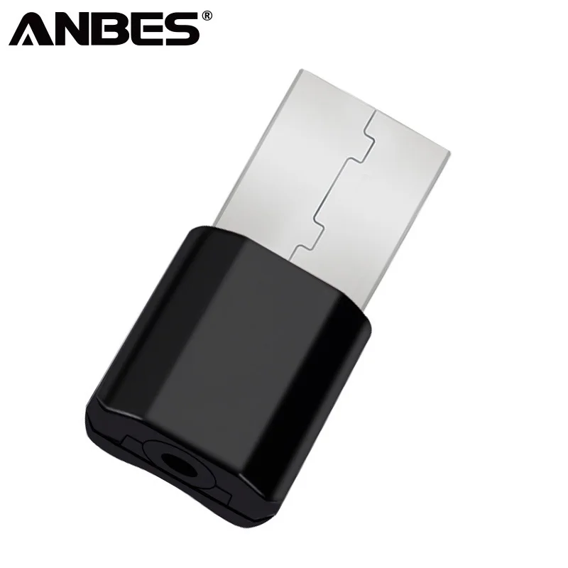 

ANBES Portable Bluetooth Receiver 3.5mm Jack Audio AUX Car Adapter USB Mini Wireless Music Receptor for Car Accessories