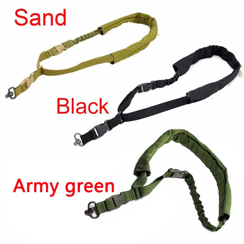 22Gun Sling Tactical Shoulder Strap Outdoor Rifle Sling With Velcro Adjustable Gun Belt Hunting Accessories Single Point Sling