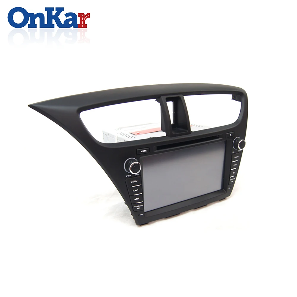 Perfect ONKAR car android dvd player for Honda Civic 2013 2014 2015 car multimedia gps navigation radio stereo support backup camera 4