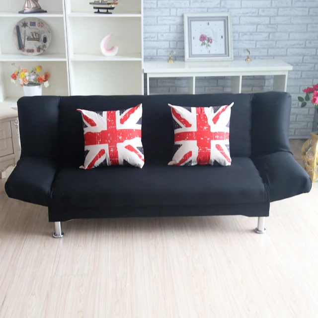 Stock Contemporary Faux Leather Futon Sofa Bed Sleeper Convertible 3 Stock Contemporary Faux Leather Futon Sofa Bed Sleeper Convertible 3 Seater Couch Back Adjule Black
