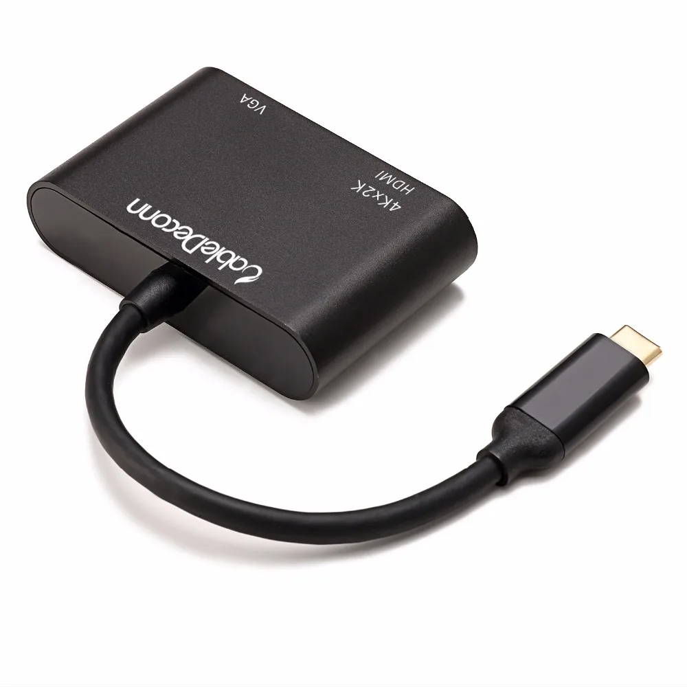 USB C кабель адаптер концентратор USB3.1 Тип к HDMI 4K VGA конвертер для Macbook pro 2017 2016 dell xps|usb