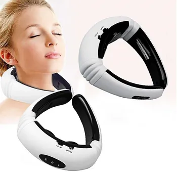 

Shopify Dropshipping 1Pc Electric Pulse Back and Neck Massager -Far Infrared Heating Pain Relief Tool Health Care Relaxation