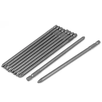 

UXCELL 6Mm X 150Mm Ph2 Magnetic Phillips Screwdriver Drill Bits 10Pcs bit | phillips | screwdriver