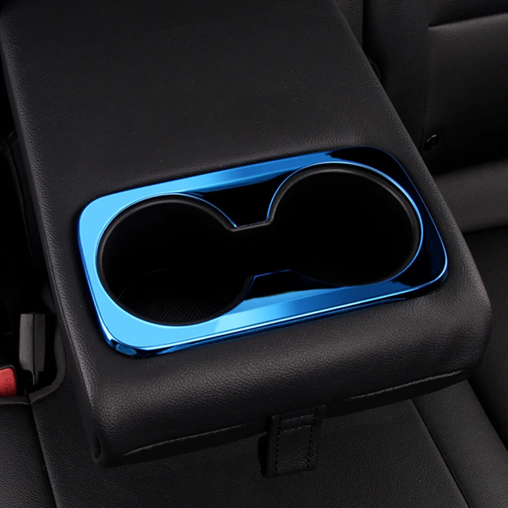 Stainless steel Car Rear row cup holder Back cup sticker Decorative