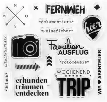 

German Transparent Clear Silicone Stamp/Seal for DIY scrapbooking/photo album Decorative clear stamp sheets A1790