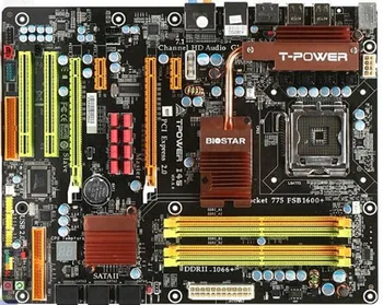 

For BIOSTAR TPOWER I45 Original Used Desktop Motherboard P45 LGA 775 DDR2 SATA2 USB2.0 ATX