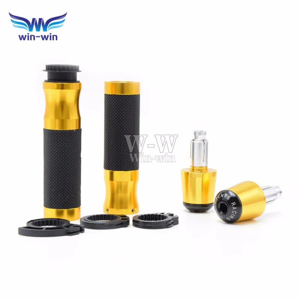 

golden color Universal rizoma Motorcycle handlebar grip aluminum handlebar grips 7/8'' CNC22mm motorcycle handle bar grip