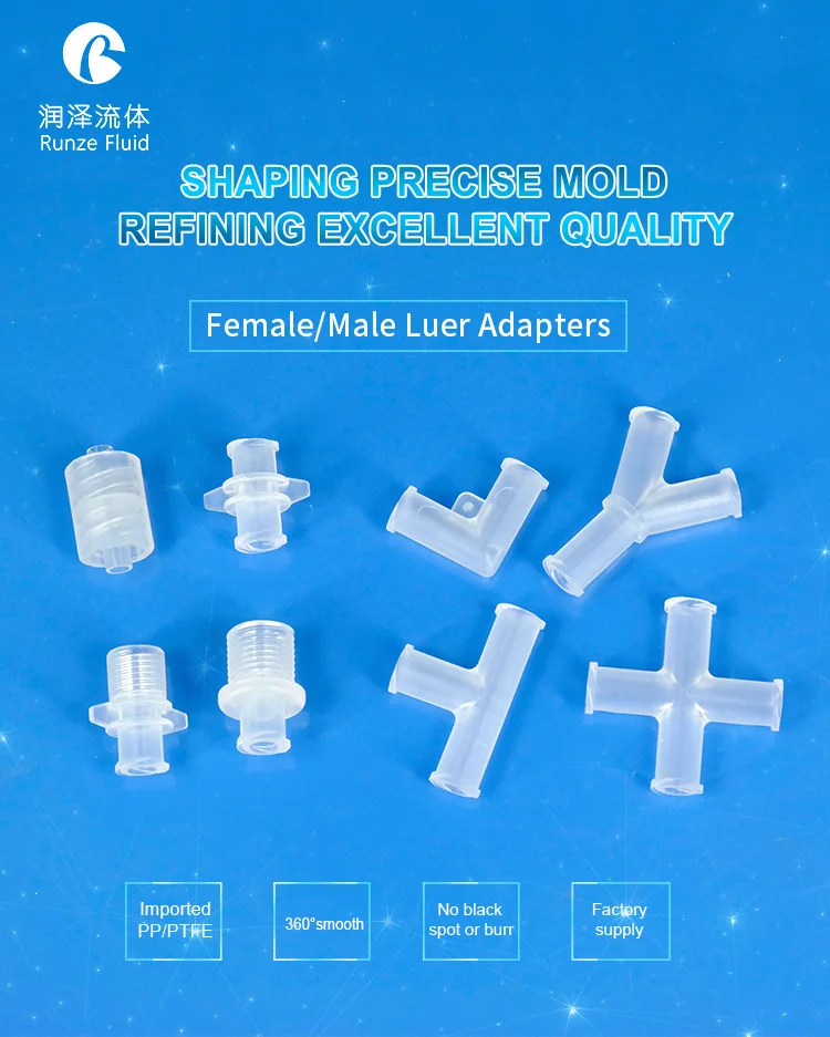 dos adaptadores do fechamento de luer dos