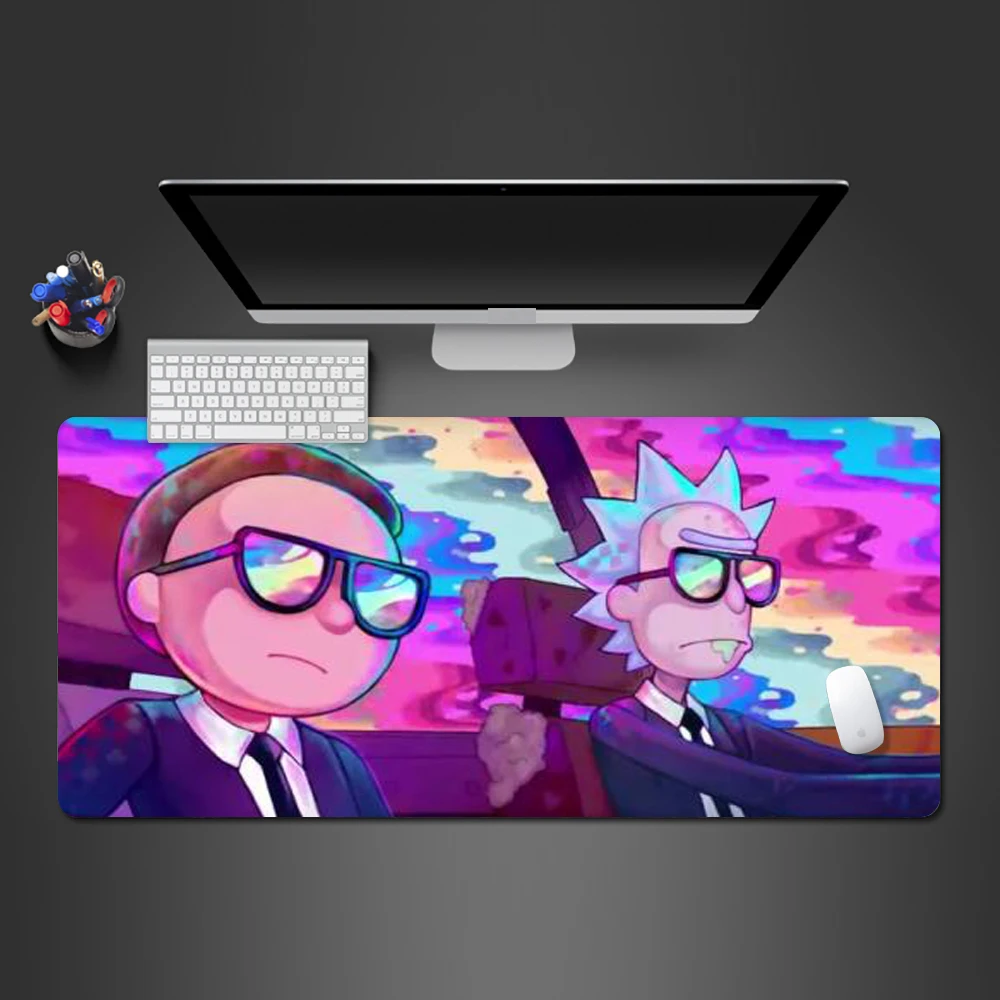 

Rick And Morty Mousepad Best-selling High Quality Fast Player Mousepad Washable Rubber Gaming Paly Computer Keyboard Mouse Pad