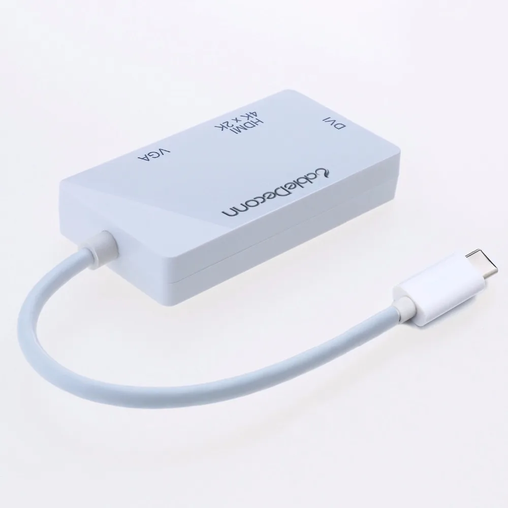Usb c концентратор usb 3 1 Type к 4k hdmi vga dvi адаптер конвертер USB C многопортовый кабель для