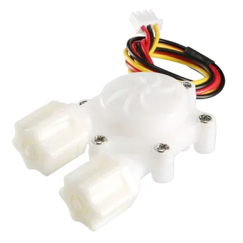 

UXCELL 1PCS 1/4" Hall Effect Water Flow Sensor Switches Flow Fluid Meter DC 5V 0.15-1.5L/Min or 0.3-3L/min 1.2MPa Accessories