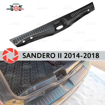 

Cover on the sill trunk for Renault Sandero 2014-2018 trunk sill step plate inner trim accessories protection car styling