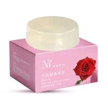 Dropshipping 1Pc 50g Natural Whitening Essence Soap Natural Active Enzyme Crystal Soap Formula Armpit Whitener