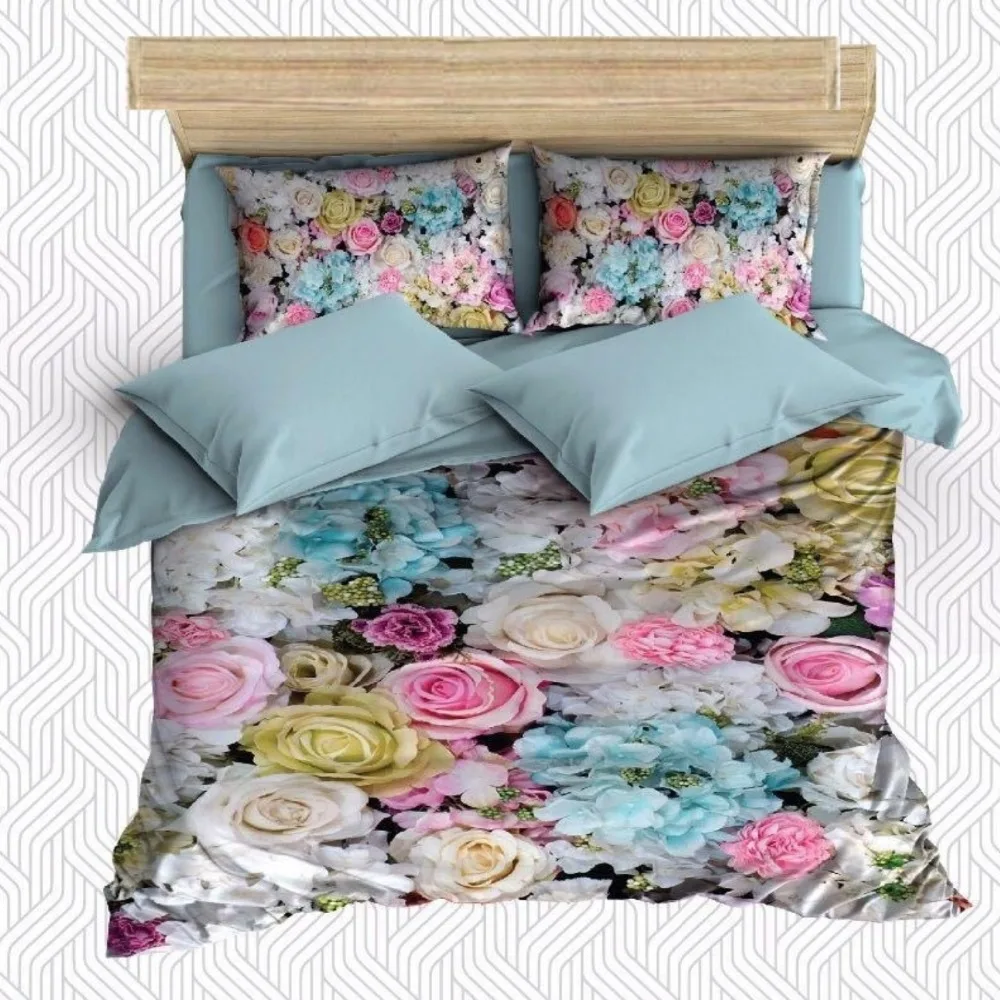 Best Price Else 6 Piece Colored Blue Yellow Pink Flowers Floral 3D Print Cotton Satin Double Duvet Cover Bedding Set Pillow Case Bed Sheet Best Price Else 6 Piece Colored Blue Yellow Pink Flowers Floral 3D Print Cotton Satin Double Duvet Cover Bedding Set Pillow Case Bed Sheet
