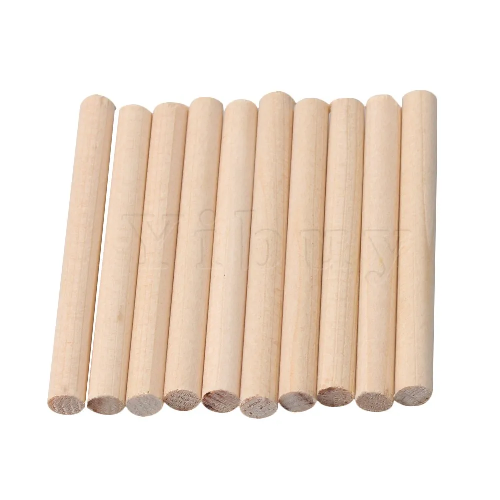 

Yibuy Solid Wood 65mm Violin Column Sound Post for 4/4 3/4 Violin Musical Instrument Parts Pack of 10